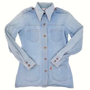 Vintage Levi's Orange Tab Denim Shirt Jacket – Women's Medium